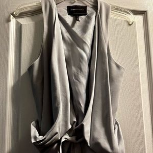 grey BCBG women’s suit vest